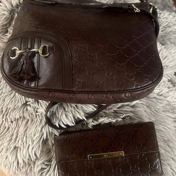 🚫🚫SOLD🚫🚫GUCCI Horsebit gg web 2 way bag with coa and dustbag - Picture 2 of 14